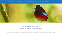 Desktop Screenshot of borneobirding.com